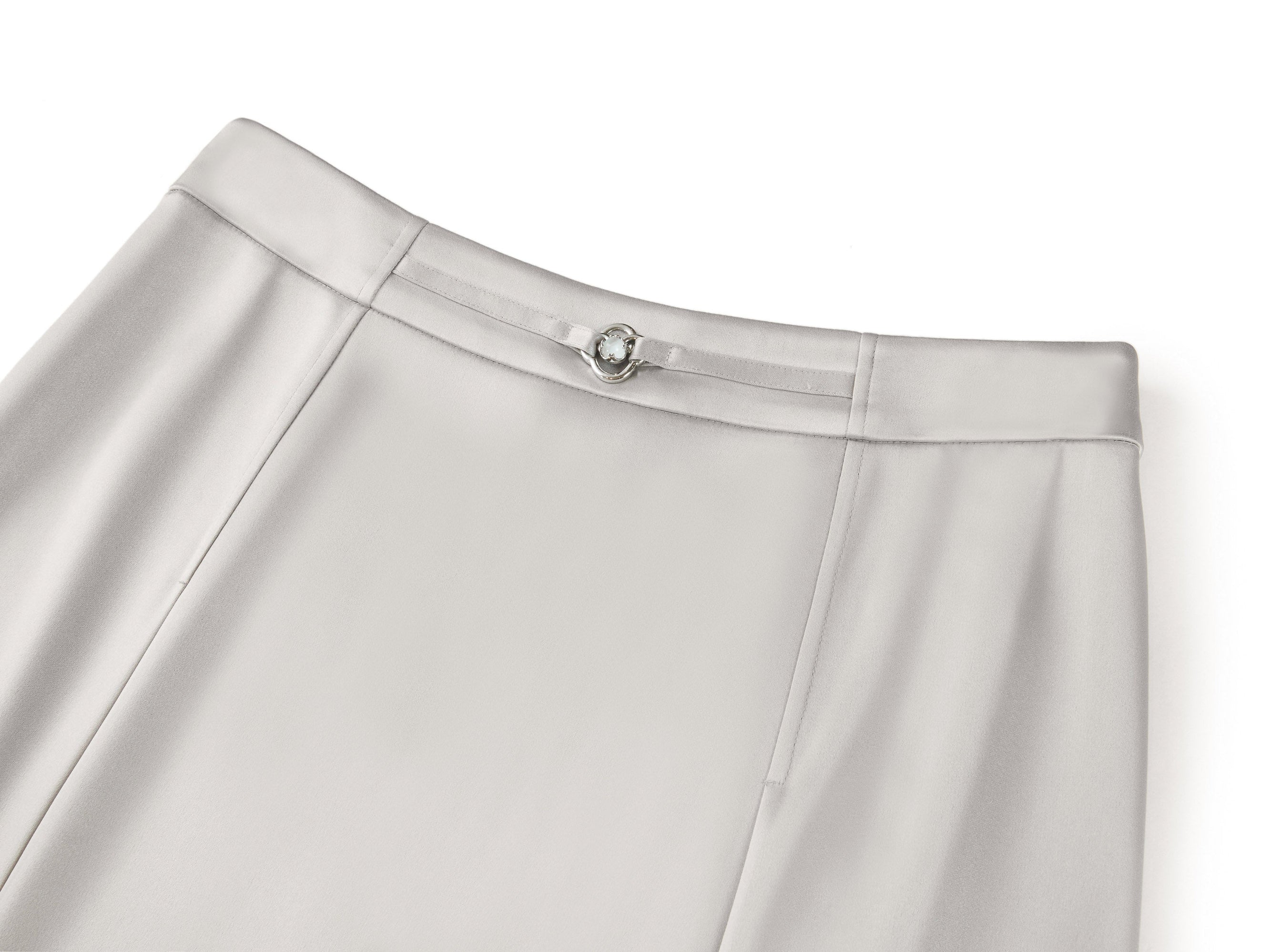 slim midi skirt | Grey