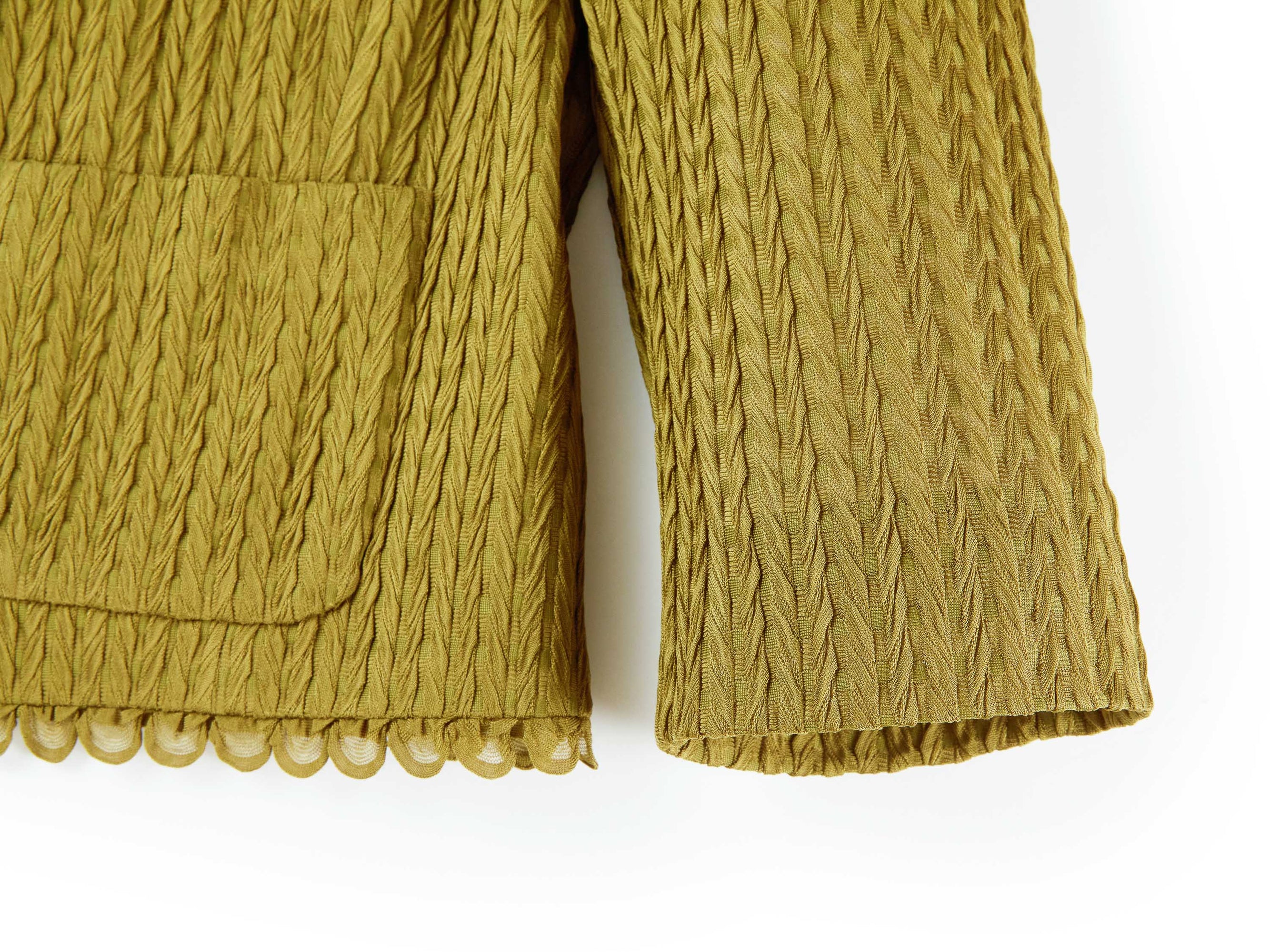 Acetate Lightweight Coat | Green