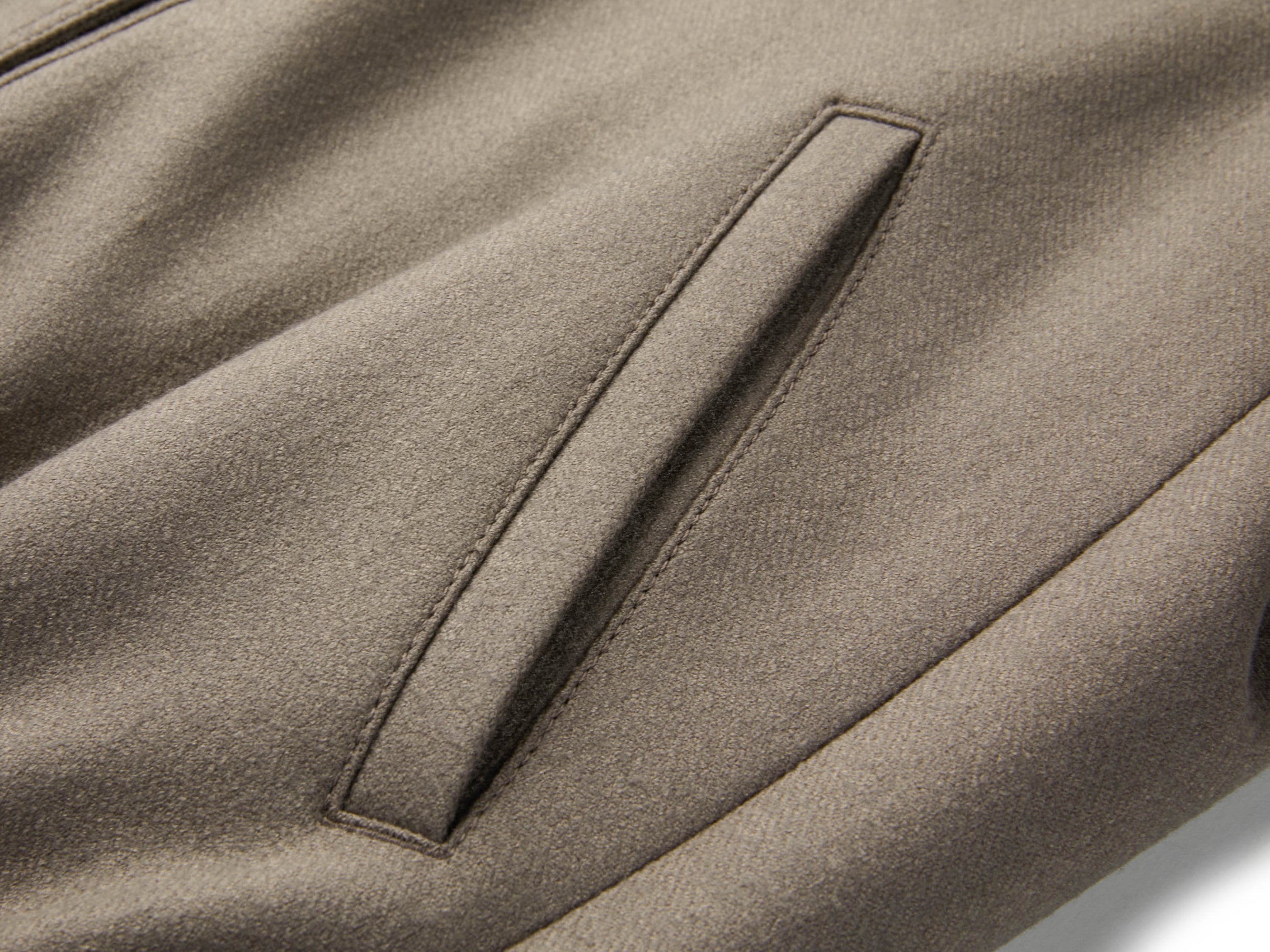 Wool Mulberry Silk Casual Coat | Brown