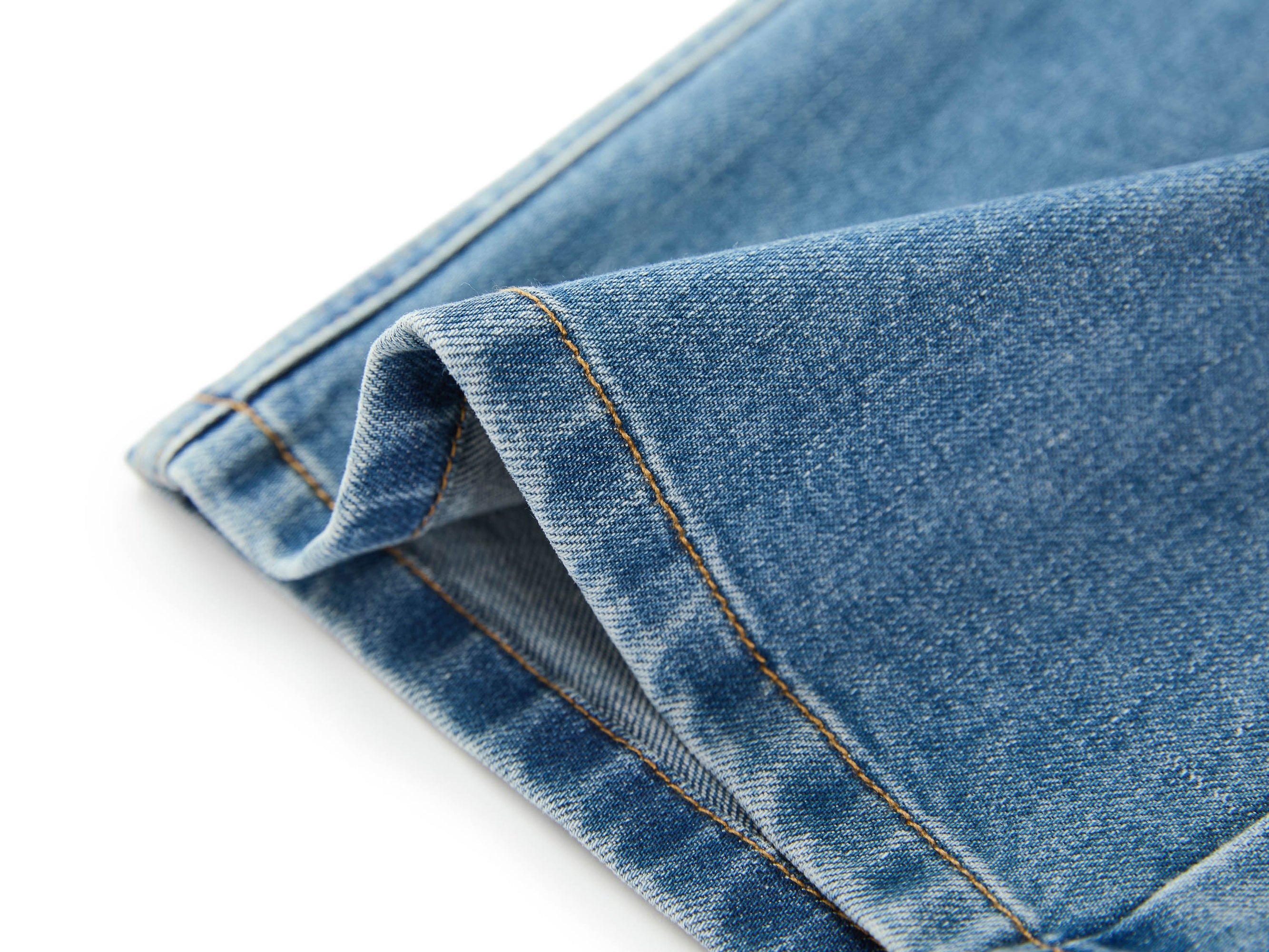 Cleanfit Mulberry Silk Cotton High-Waist Jeans | Navy