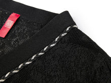 Acetic Acid Jacquard Knit Cardigan | Black