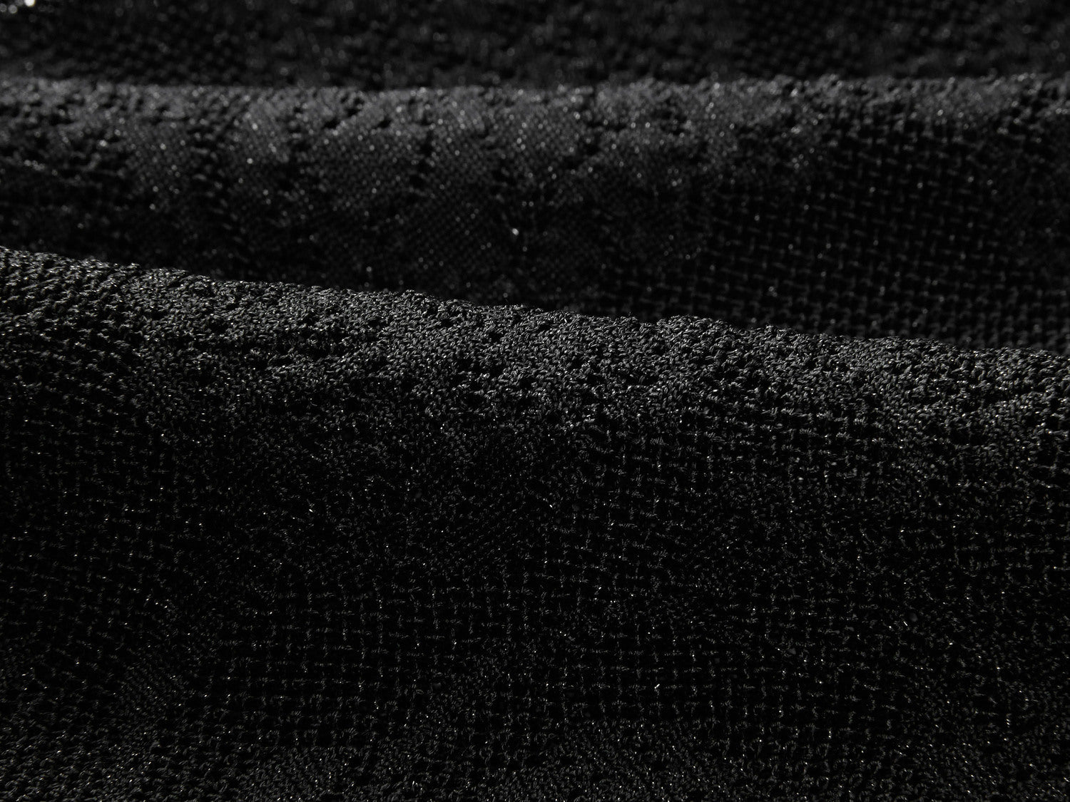 Acetic Acid Jacquard Knit Cardigan | Black