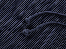 Pleated Slimming Dress | Navy