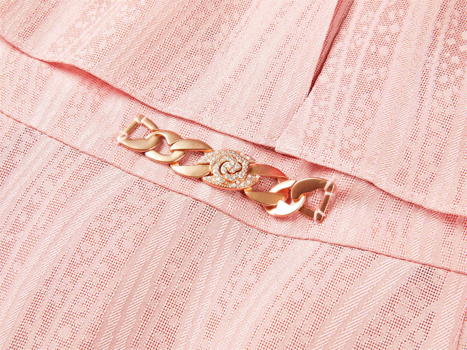 New Chinese-style silk Dress | Pink