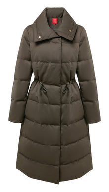 Long Down Coat | Green