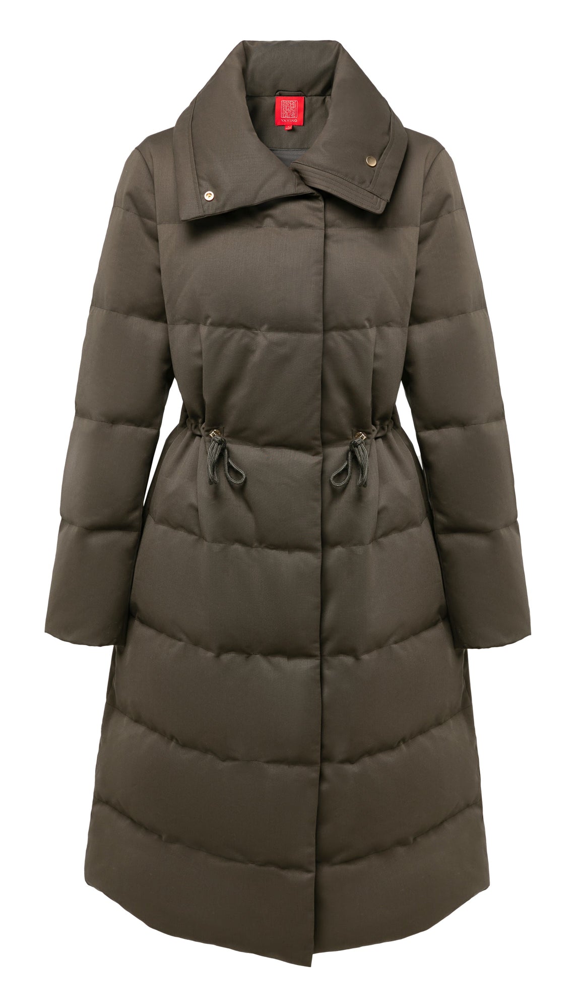 Long Down Coat | Green