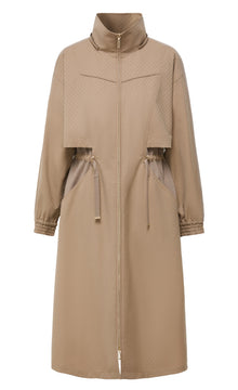 Wool Trench Dress | Khaki