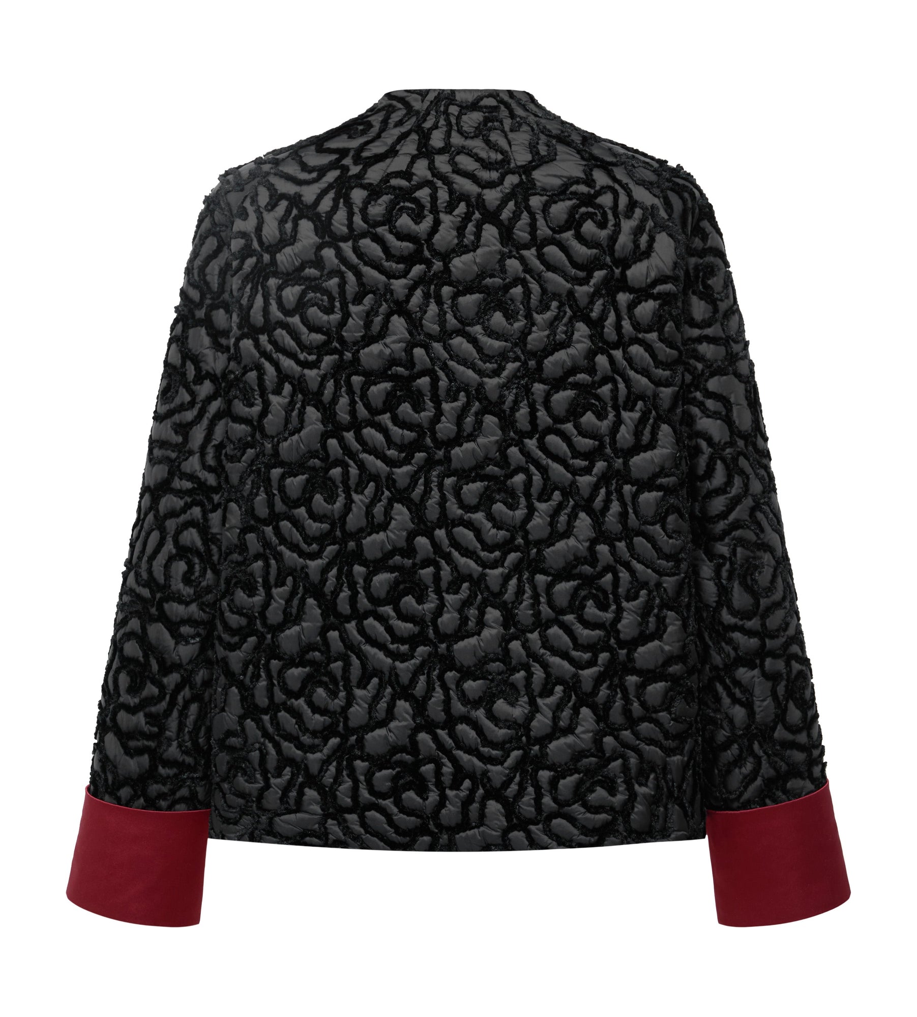 Textured Knit Cardigan | Black