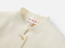 Mulberry Silk Wool Coat | Beige