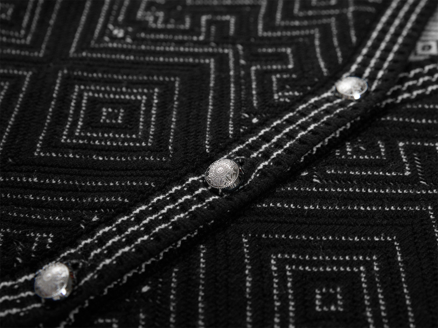 Wool Knit Vest | Black