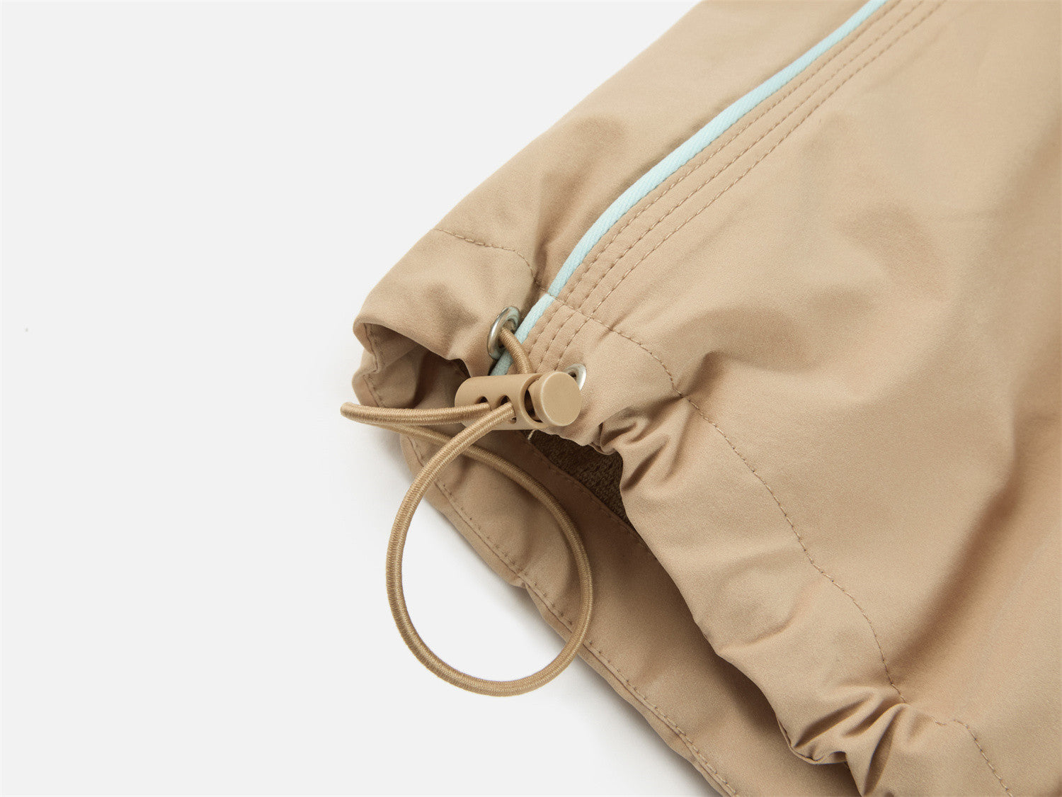 Straight-Cut Elastic Waist Sports Skirt | Khaki