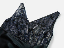 Triacetate Waist-Cinching A-Line Dress | Black