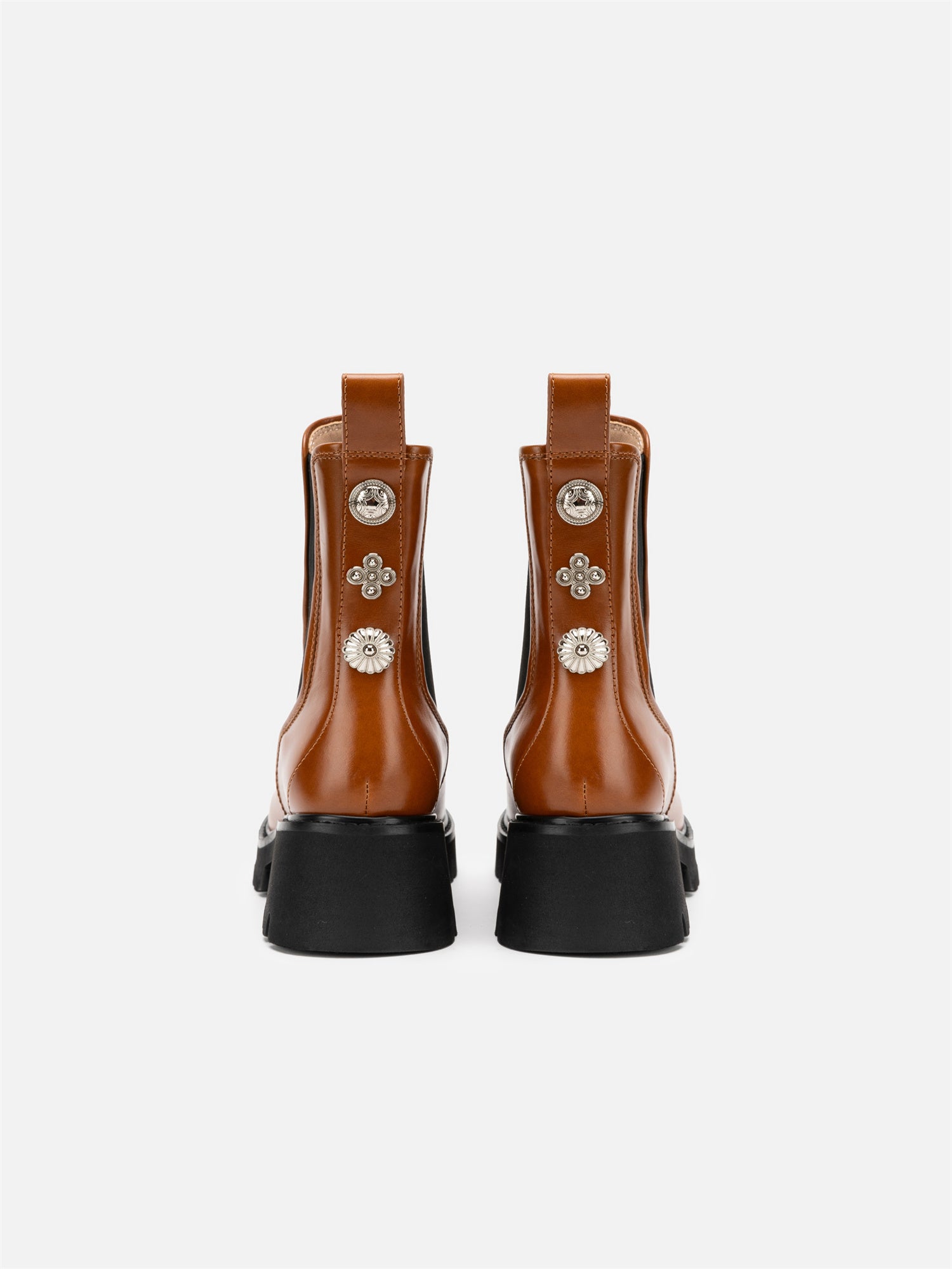 Elastic Side Chelsea Boots | Brown