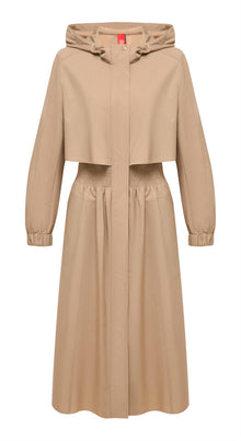 Silk Wool Dress | Khaki