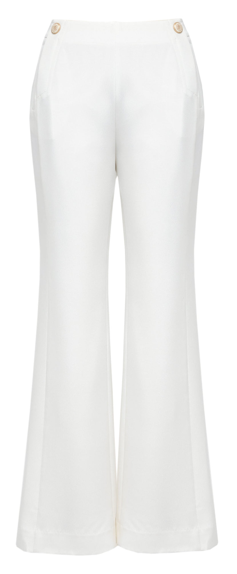Straight Pants | White