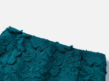 3D floral Skirt | Green