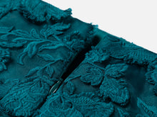 3D floral Skirt | Green