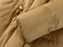 Cashmere Goose Down Jacket | Camel