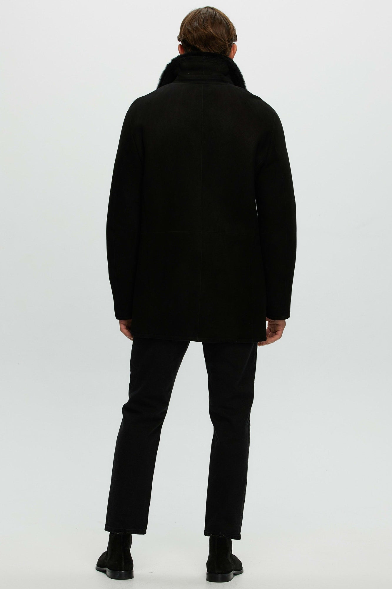 Select Shearling Lamb Jacket | Men | Black (V2)