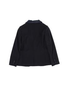 Boys | Tuxedo Canvas Jacket | Dark Blue
