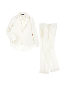 Boys | Formal Seersucker Suit | Cream