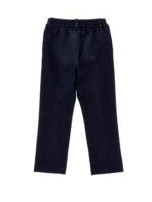 Boys | Double-Sided Milano Stitch Trousers | Dark Blue