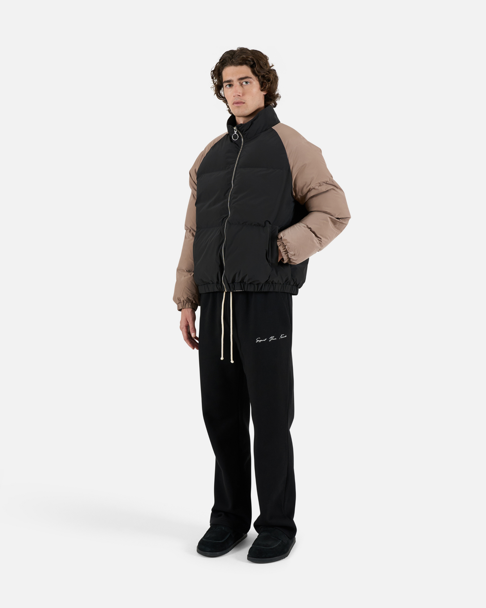 Demitasse Sleeve Combo Puffer | Demitasse