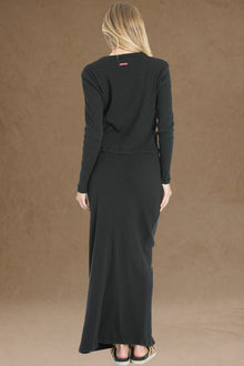 Women | Vintage Cargo Slim Skirt | Black