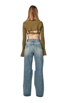 Geraldine Denim Pant | Light Wash Denim