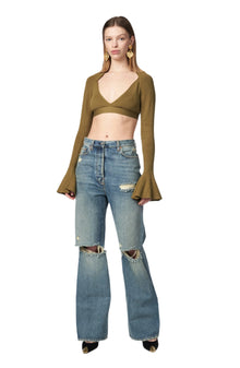 Geraldine Denim Pant | Light Wash Denim