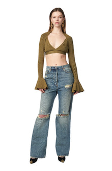 Geraldine Denim Pant | Light Wash Denim