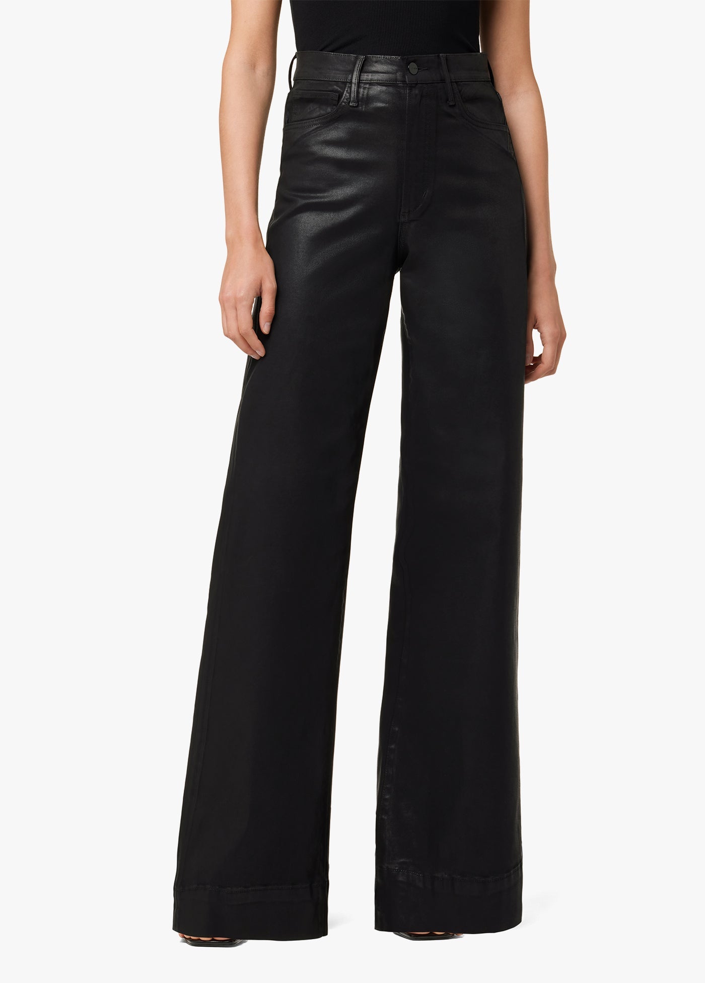 The Mia Black 1 – stylish and comfortable women's high rise jeans.