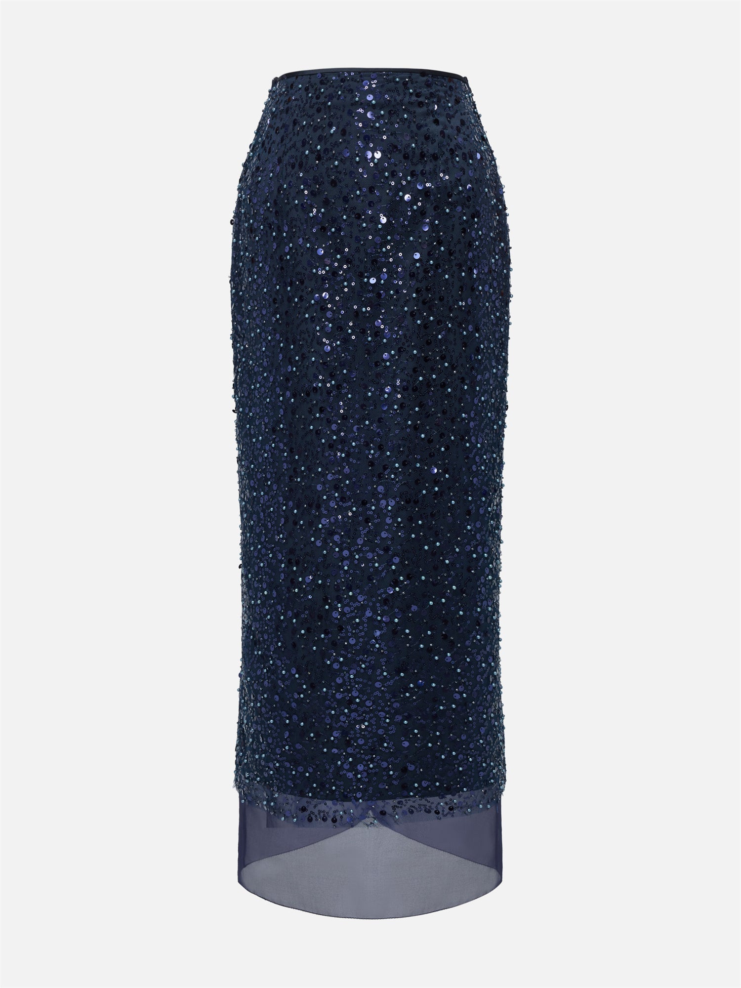 Sequin Skirt | Navy