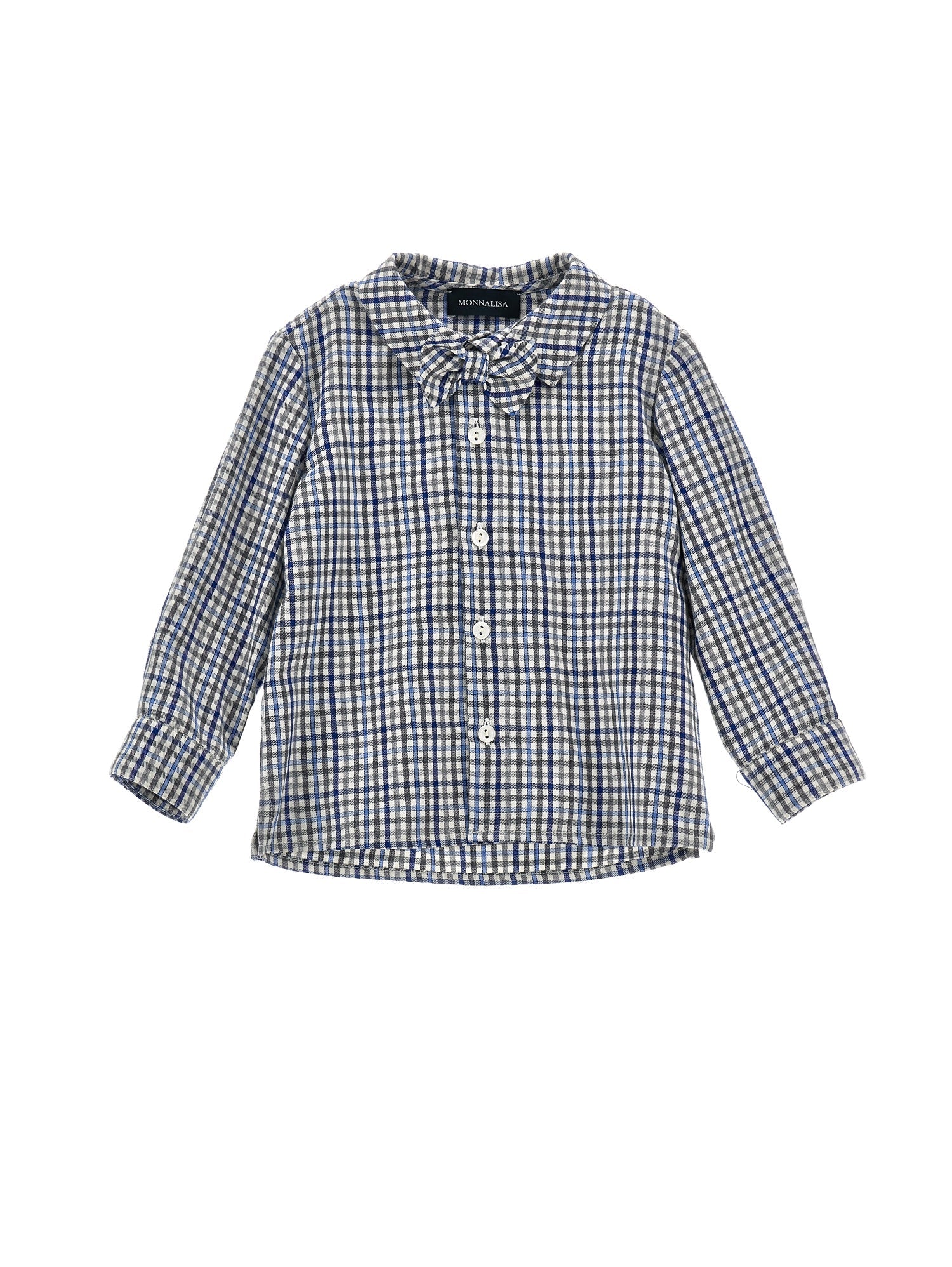 Boys | Check Viyella Shirt | Grey/Bluette