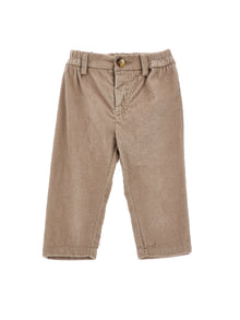 Boys | Velvet Corduroy Trousers | Taupe