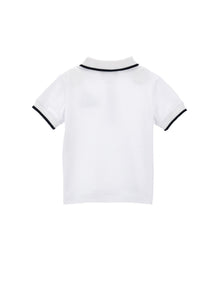 Boys | Polo With Slits | White