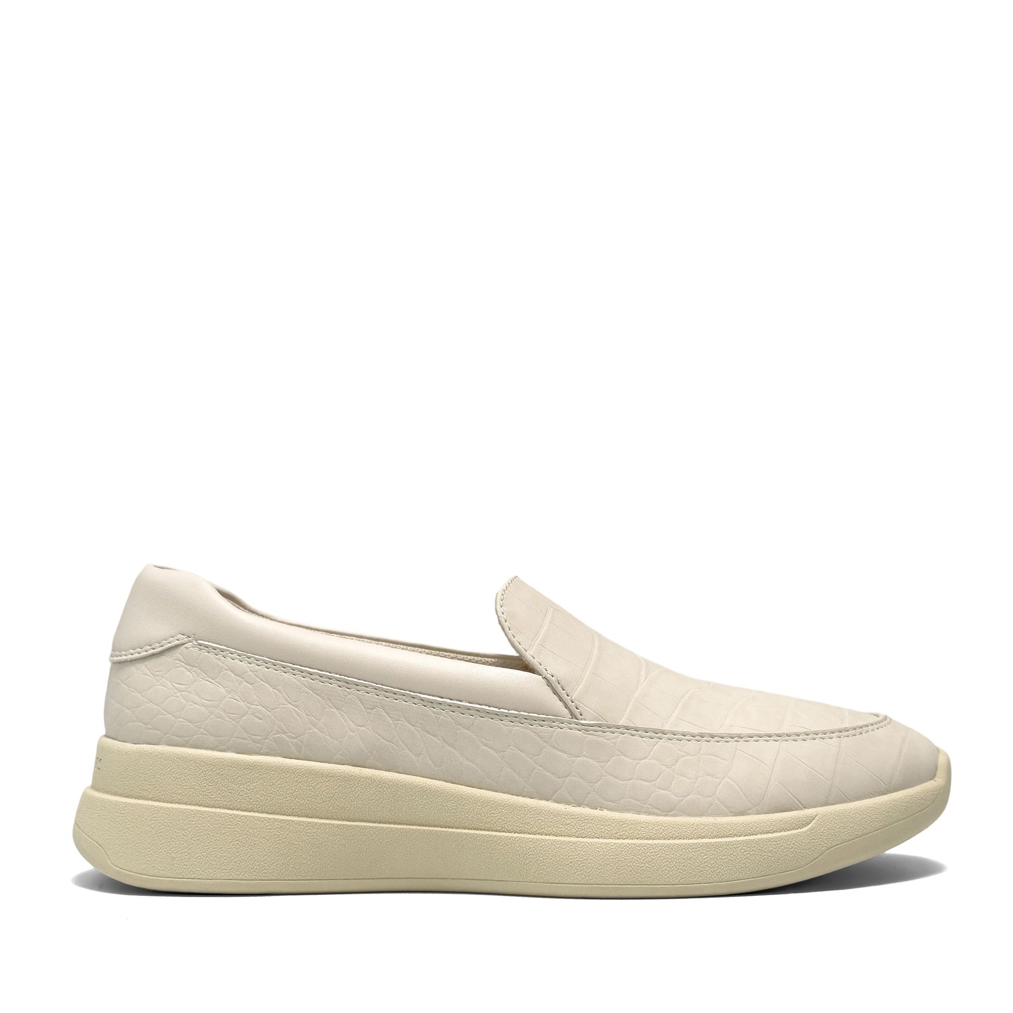 Felice Sport Loafer | Eggnog Faux Crochet Nuback/Faux Nappa