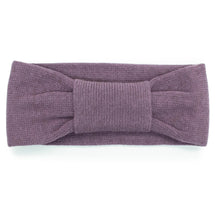 Cashmere Headband With Knot | Prune