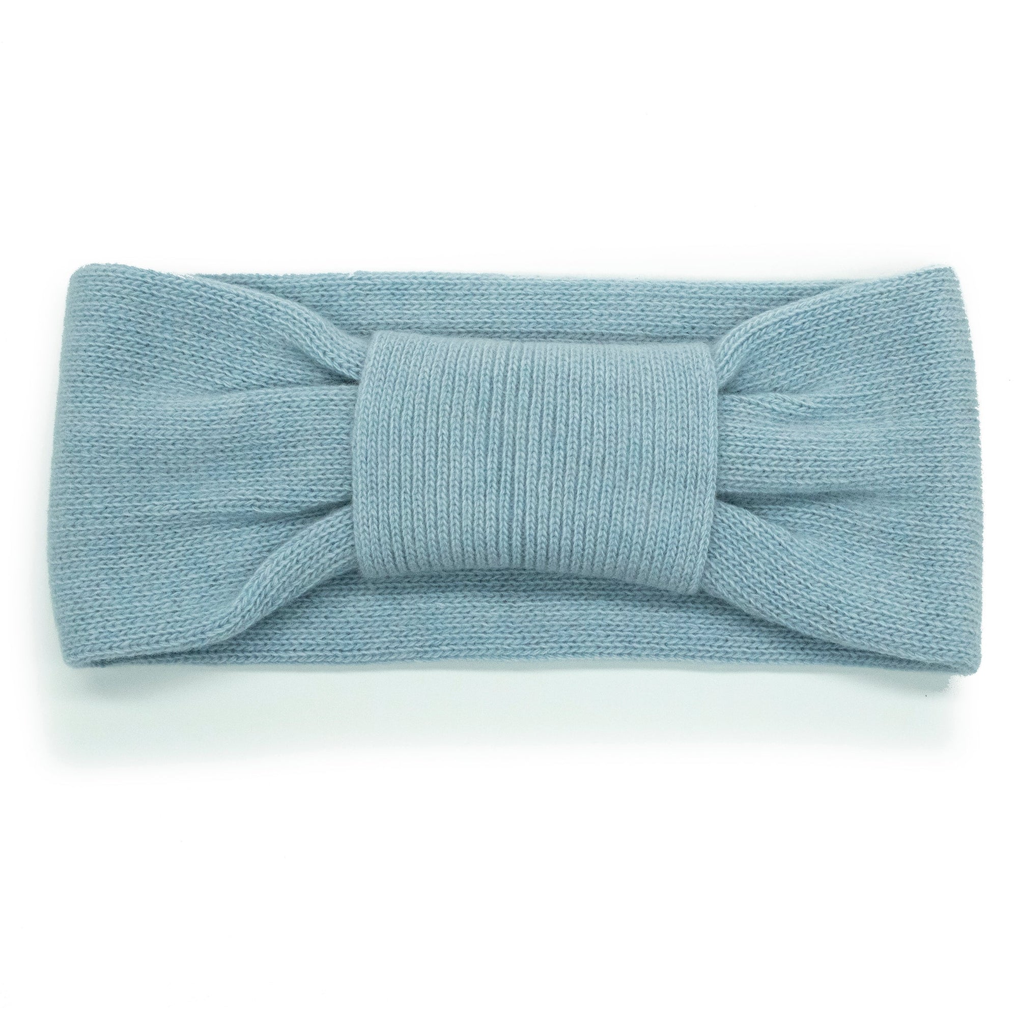 Cashmere Headband With Knot | Baby Blue