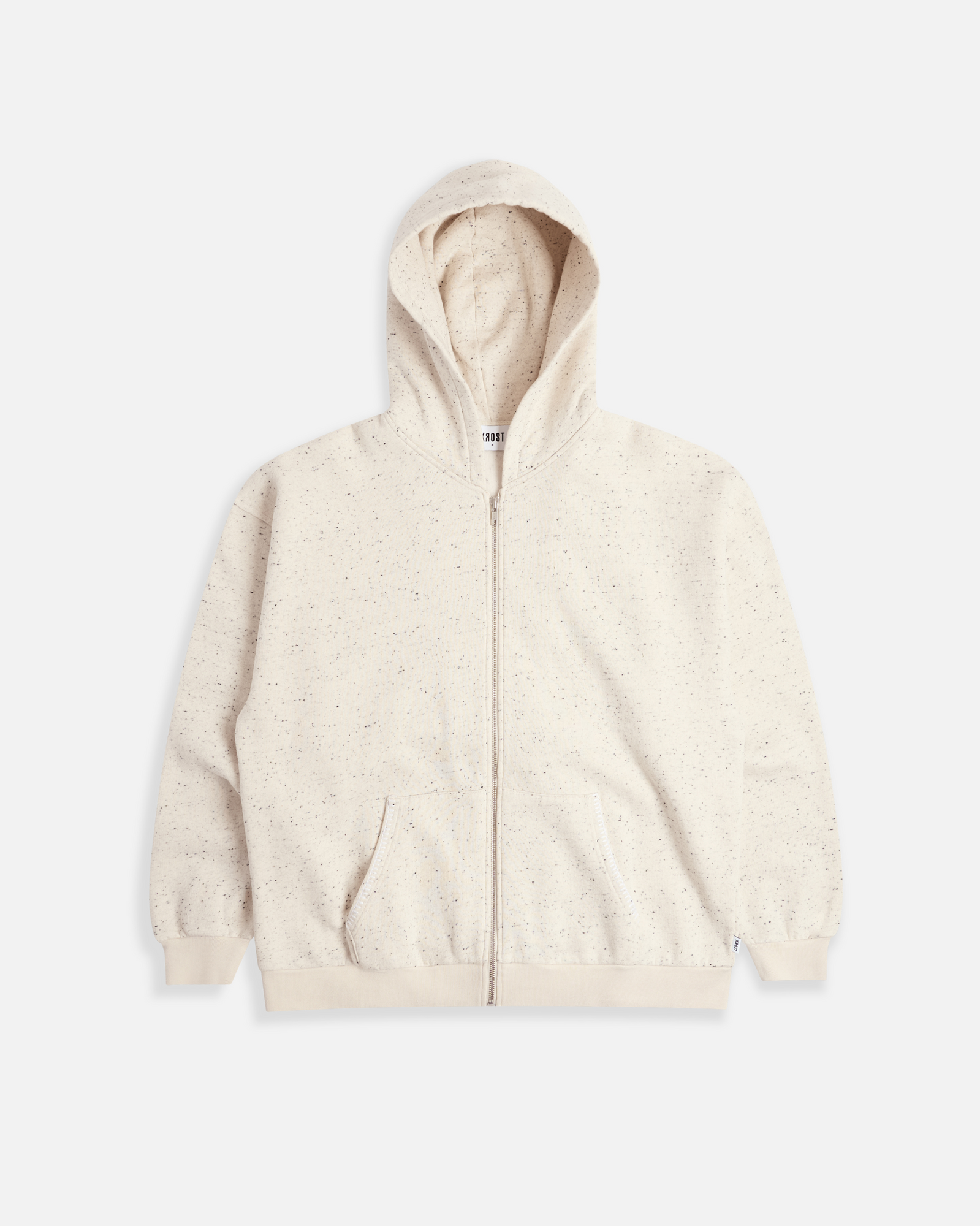 Fleece Zip Hoodie | Egret