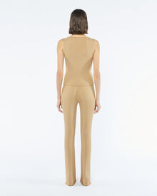 Womens | Alea Ribbed Pants | Sand