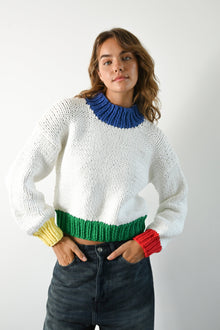 Zora Chunky Sweater | Primary Colors