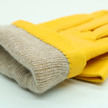 Kids | Leather Gloves | Lemon Drop