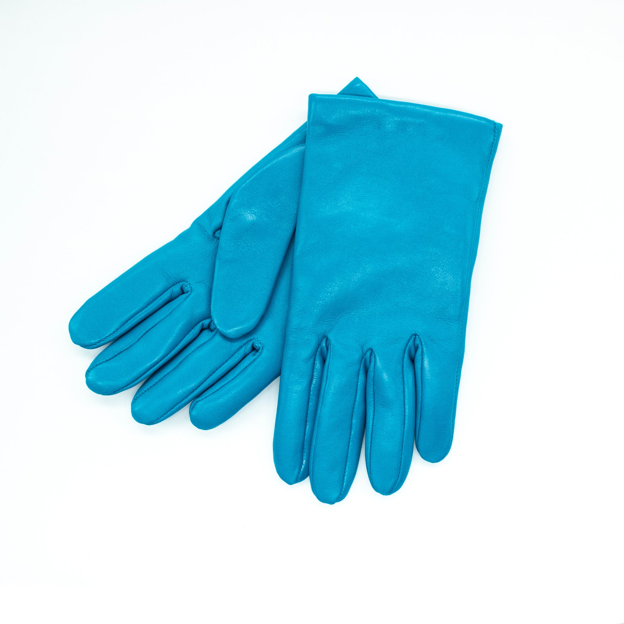 Kids | Leather Gloves | Serene Blue