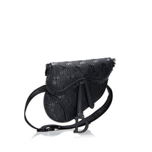 Dior Pre-Owned Ultra Matte Woven Saddle | Women | Black