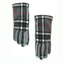 Womens | Fleece Gloves | Grey/Red