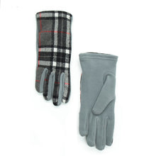 Womens | Fleece Gloves | Grey/Red