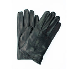 Mens | Nappa Leather Gloves with Faux Fur Lining | Black/Black