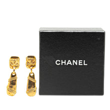 Chanel Pre-Owned Gold Plated CC Drop Clip On Earrings | Women | Gold