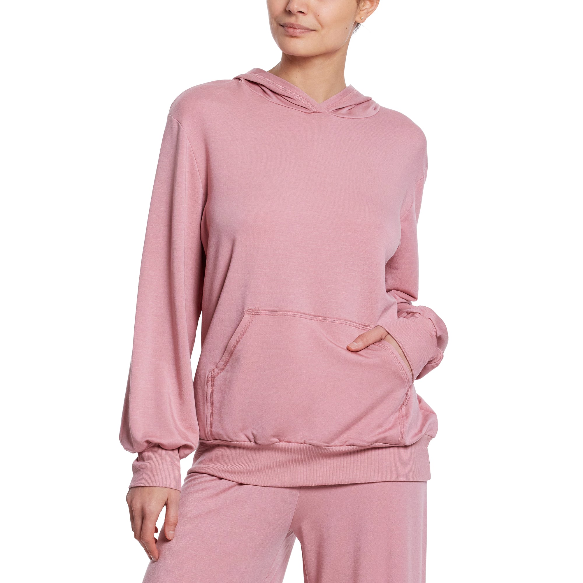 French Terry Hoodie | Mauve Orchid (Pink)